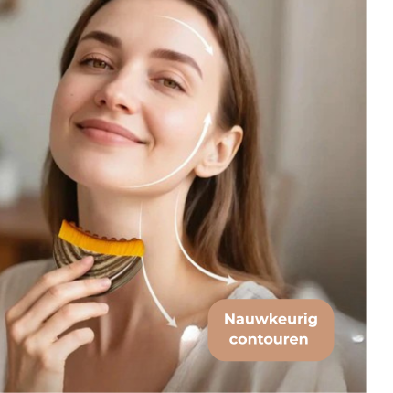 LumaFlow™ Zachte gezichtstool die lymfestroom activeert en je natuurlijke contour herstelt.