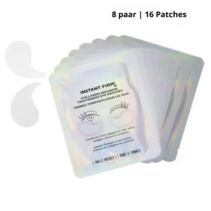 Écht jij, oogpatches die je laten stralen, zonder poespas