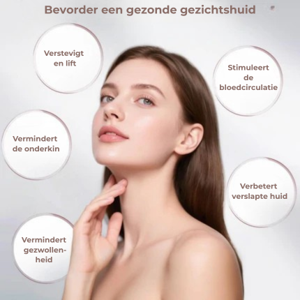 LumaFlow™ Zachte gezichtstool die lymfestroom activeert en je natuurlijke contour herstelt.