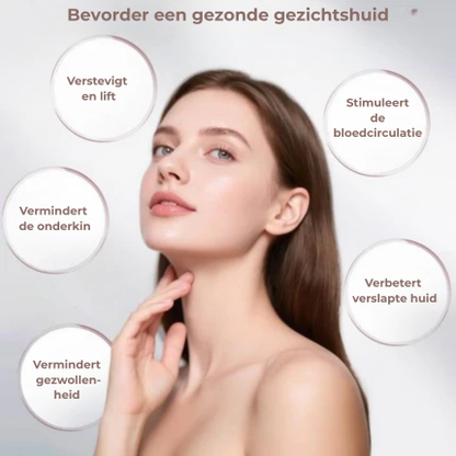 LumaFlow™ Zachte gezichtstool die lymfestroom activeert en je natuurlijke contour herstelt.
