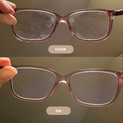 CrystalView™ de premium manier om je bril te reinigen