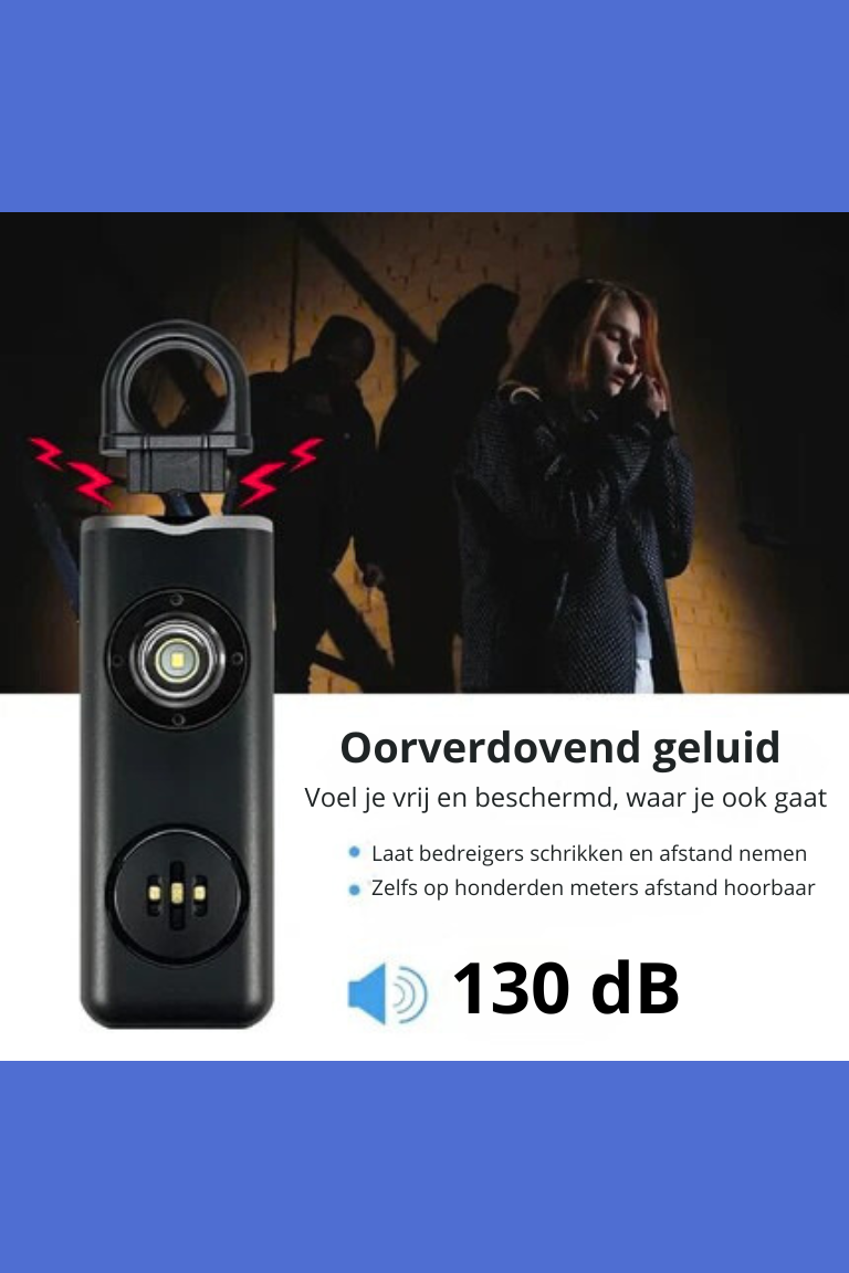 Freedom Sirene - Jouw persoonlijke alarm (130 dB + licht)