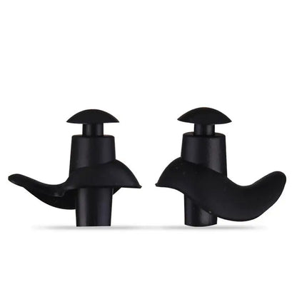 2 PCS Silicone Waterproof Earplug Environmental Soft Ear Plugs Adult Children Swimmers Swimming Diving Portable Earplug W/ Box