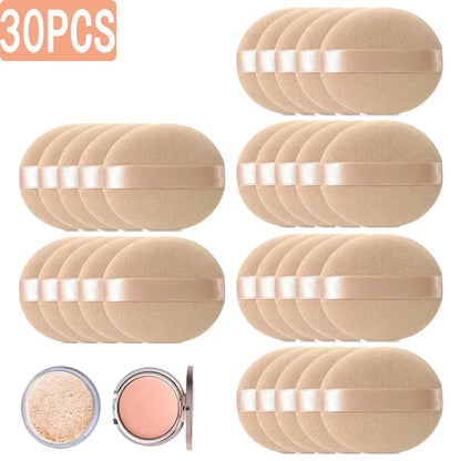 1/20/40PCS Soft Velvet Makeup Sponge Loose Powder Cosmetic Puff Double Face Makeup Sponge Concealer Wet Dry Makeup Tool