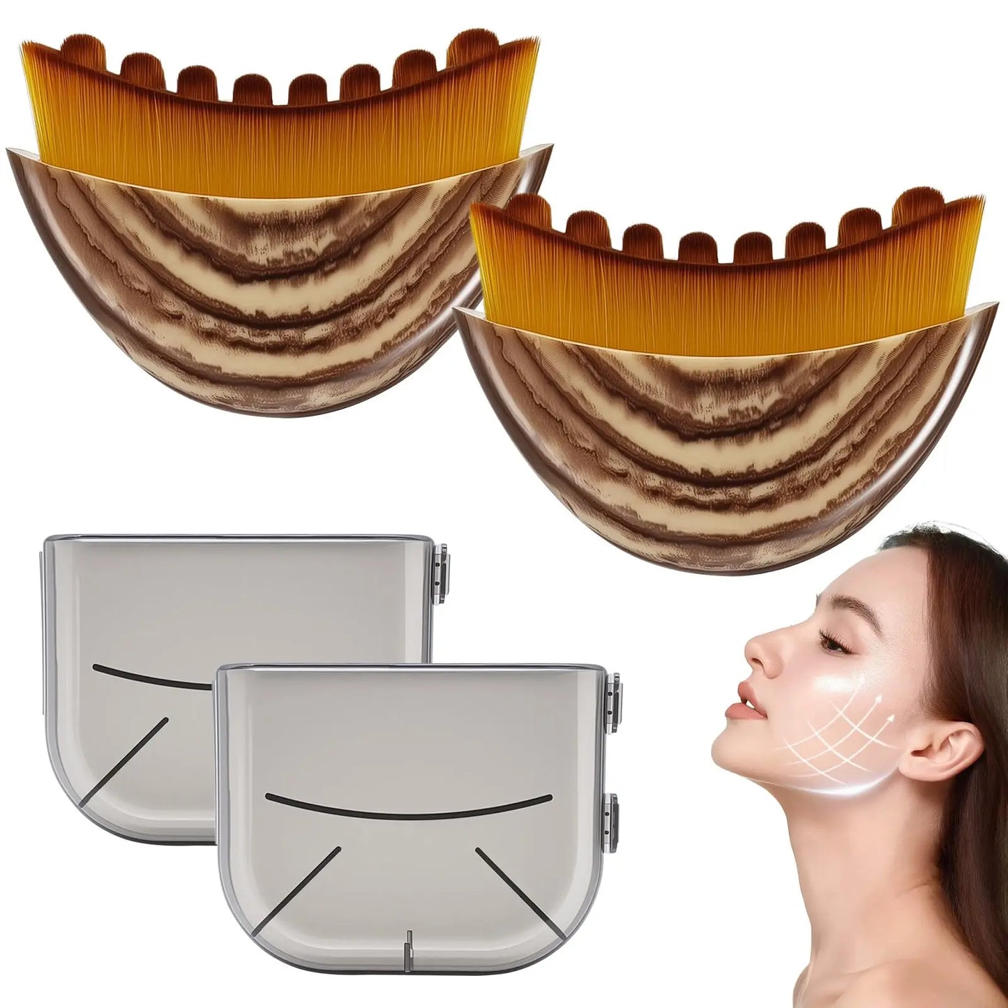 LumaFlow™ Zachte gezichtstool die lymfestroom activeert en je natuurlijke contour herstelt.