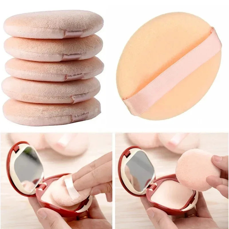 1/20/40PCS Soft Velvet Makeup Sponge Loose Powder Cosmetic Puff Double Face Makeup Sponge Concealer Wet Dry Makeup Tool