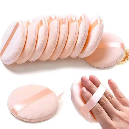 1/20/40PCS Soft Velvet Makeup Sponge Loose Powder Cosmetic Puff Double Face Makeup Sponge Concealer Wet Dry Makeup Tool