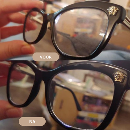 CrystalView™ de premium manier om je bril te reinigen