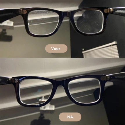 CrystalView™ de premium manier om je bril te reinigen