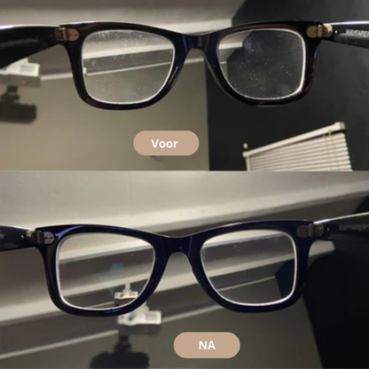 CrystalView™ de premium manier om je bril te reinigen