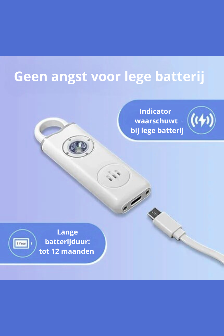 Freedom Sirene - Jouw persoonlijke alarm (130 dB + licht)