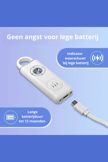 Freedom Sirene - Jouw persoonlijke alarm (130 dB + licht)