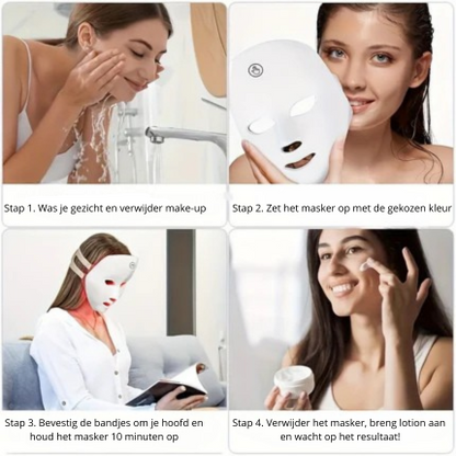 7-Kleuren LED Beauty Masker